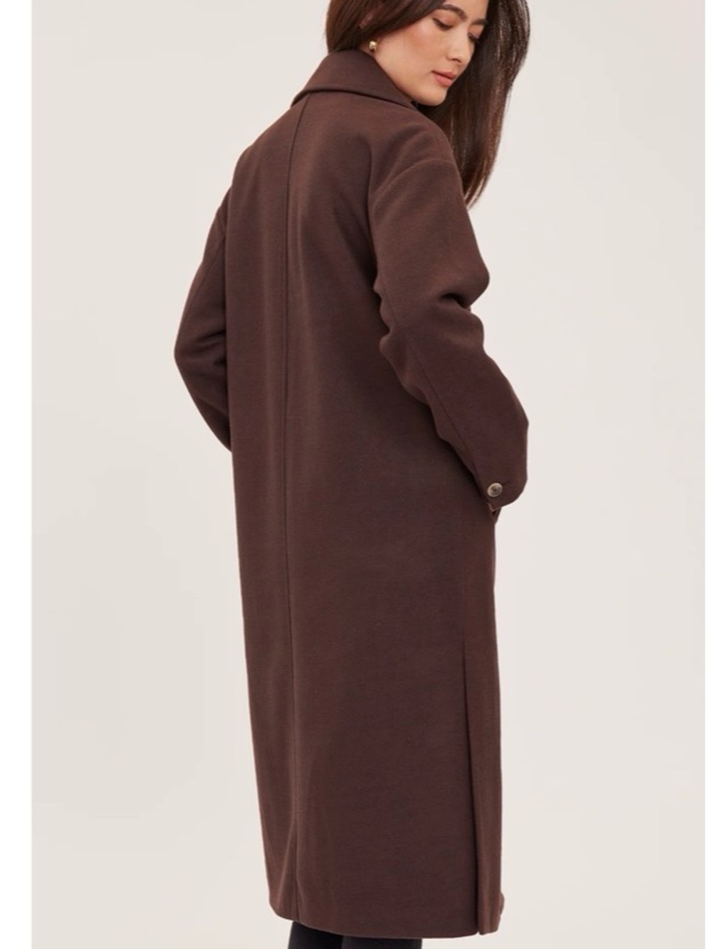 Gentle Fawn Chocolate Brown Maxi Coat